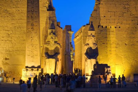 Sound and Light Show at Karnak Temple in Luxor